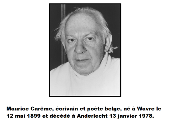 poemes de maurice careme